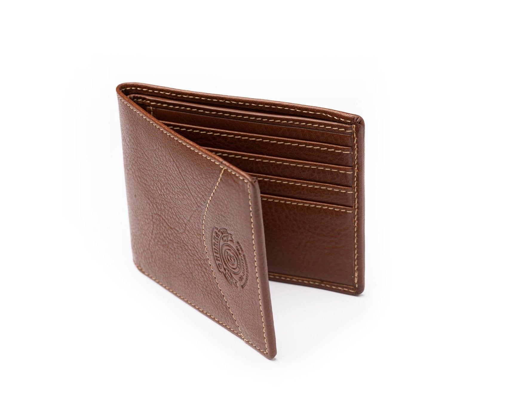 Breast Pocket Wallet No. 145, Vintage Chestnut Leather Wallet