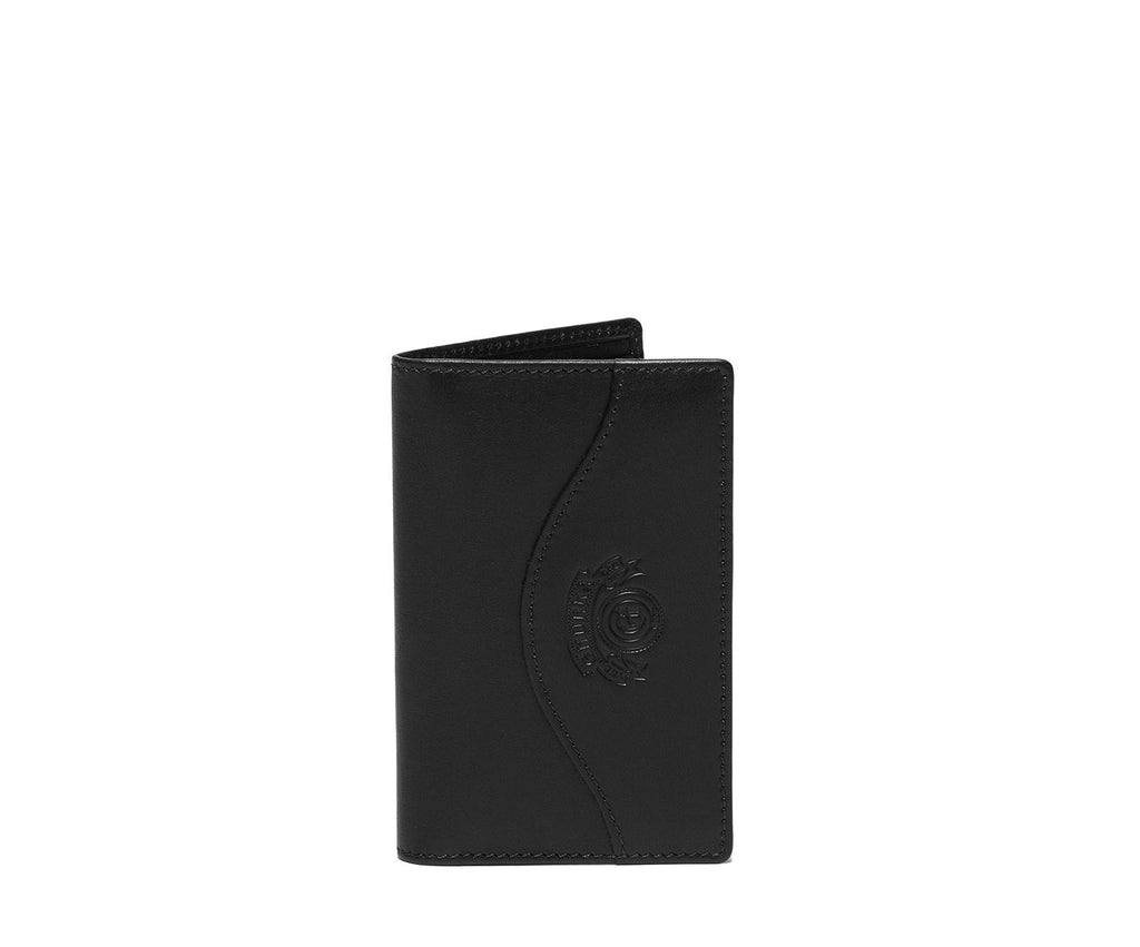 Credit Card Window Wallet No. 202 | Black Leather - Ghurka