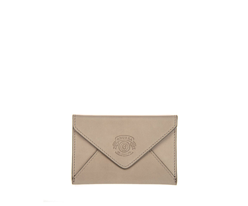 Envelope Card Case | Sand Leather - Ghurka