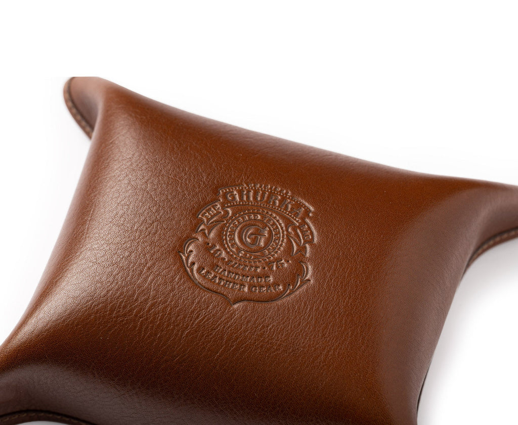 Folding Snap Tray No. 58 | Vintage Chestnut Leather