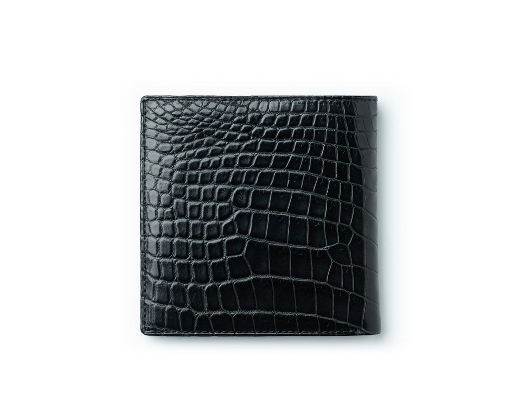 International Wallet No. 104 | Black Crocodile