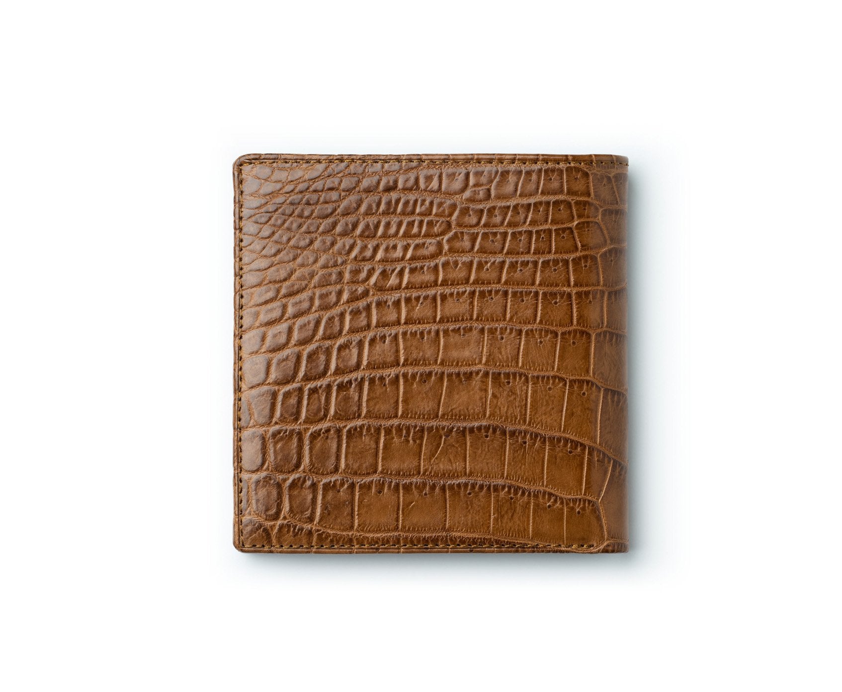 International Wallet No. 104 | Chestnut Crocodile Wallet | Ghurka