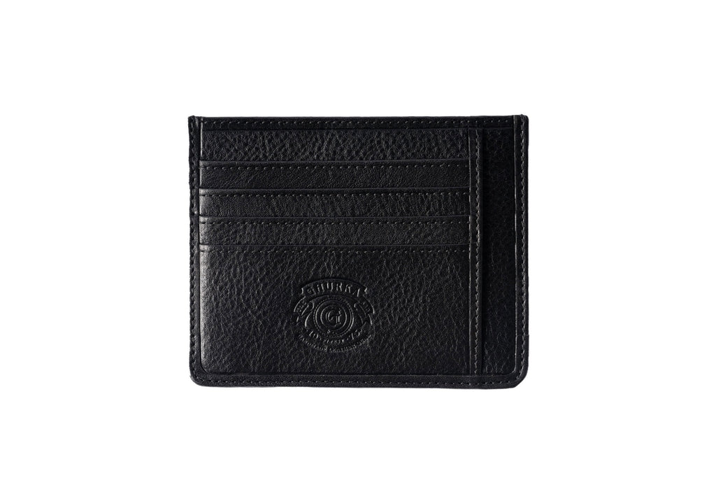 Multi Card Case | Vintage Black Leather