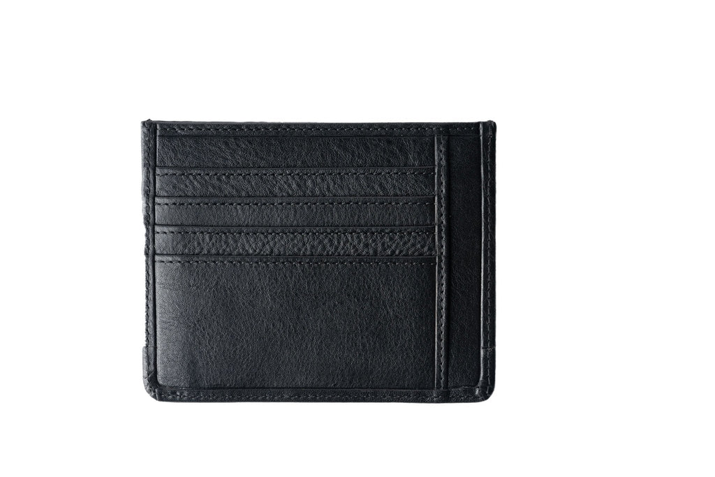 Multi Card Case | Vintage Black Leather