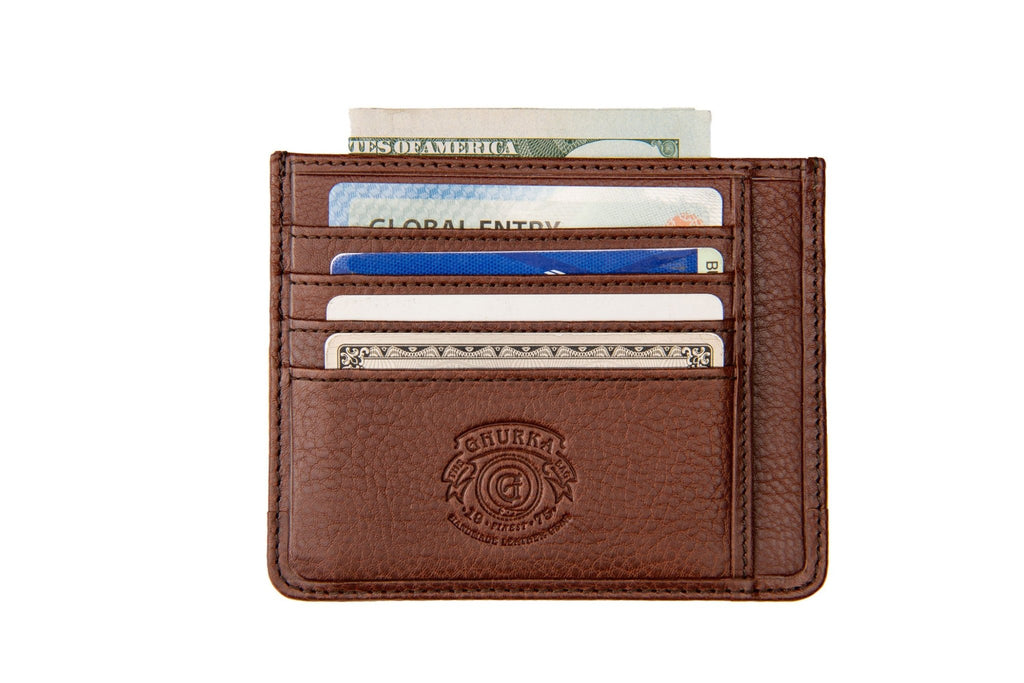 Multi Card Case | Vintage Chestnut Leather