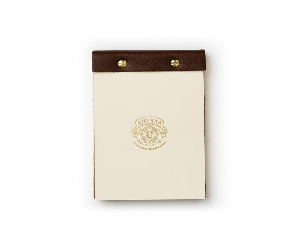 Notepad | Vintage Chestnut Leather