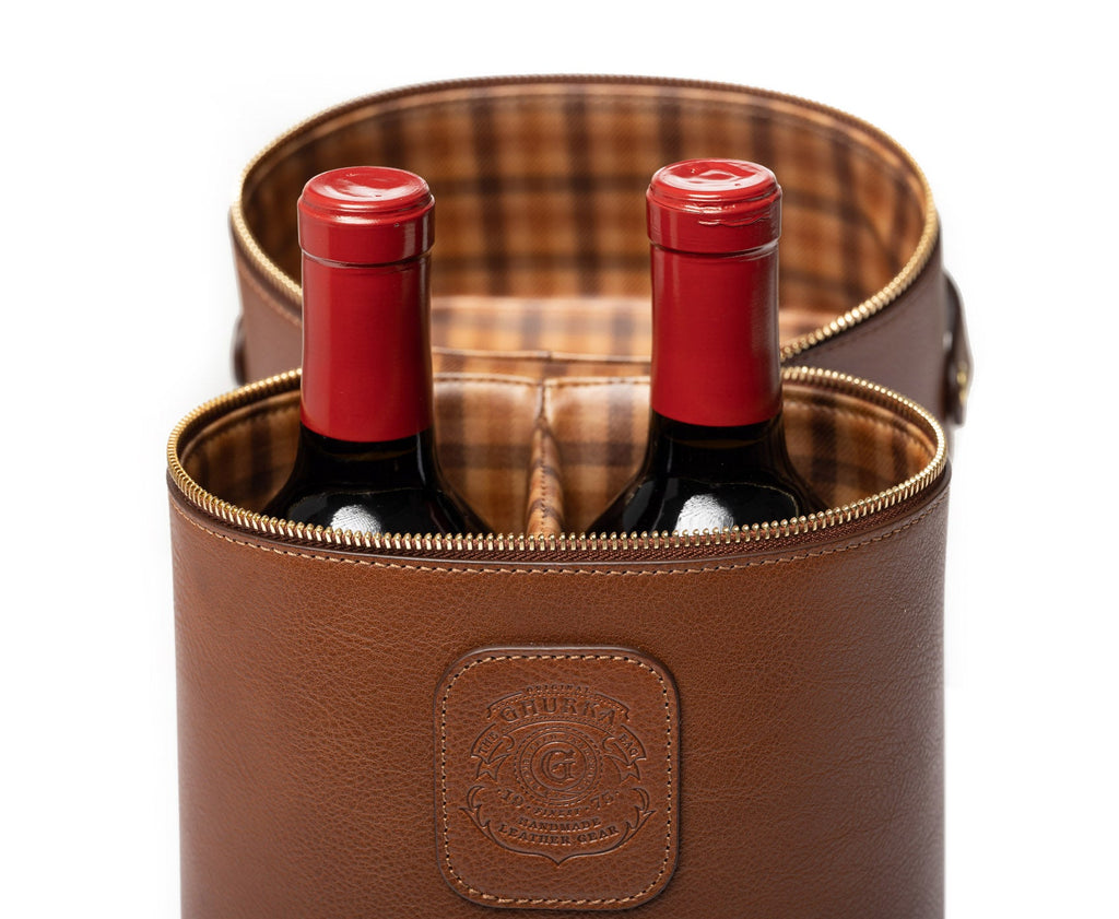 Pairing No. 285 | Vintage Chestnut Leather Wine Carrier