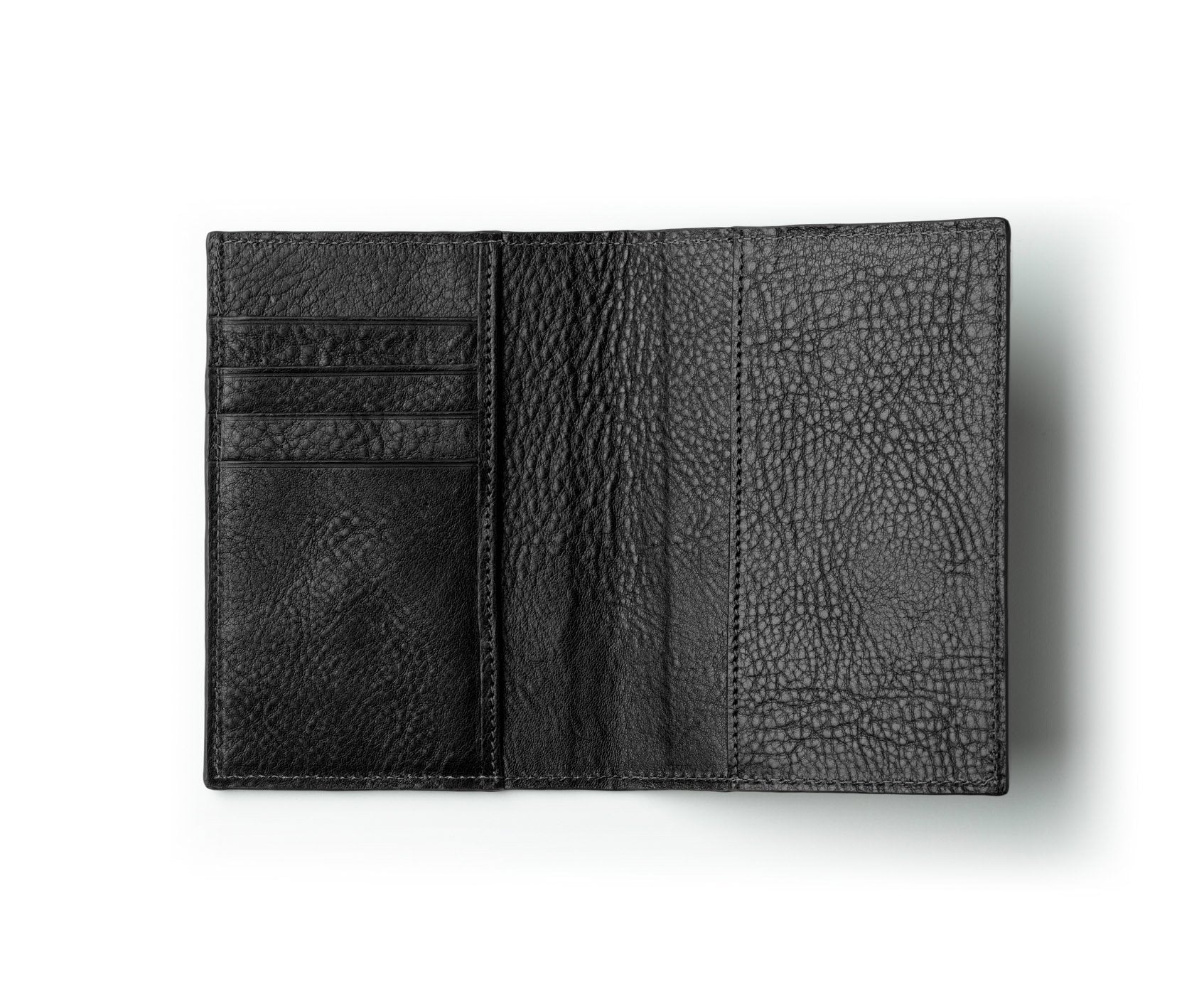 BLACK CROCO Leather Designer Passport Holder, For Office