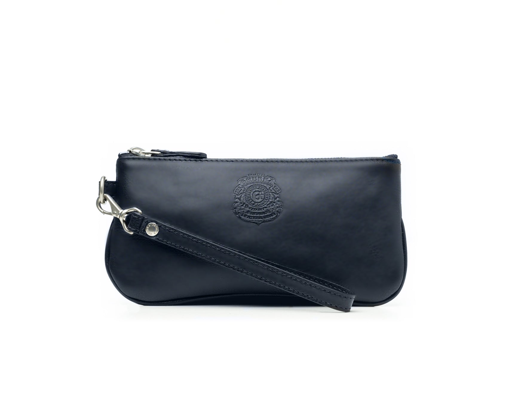 Navy Crossbody Bag With Pouch