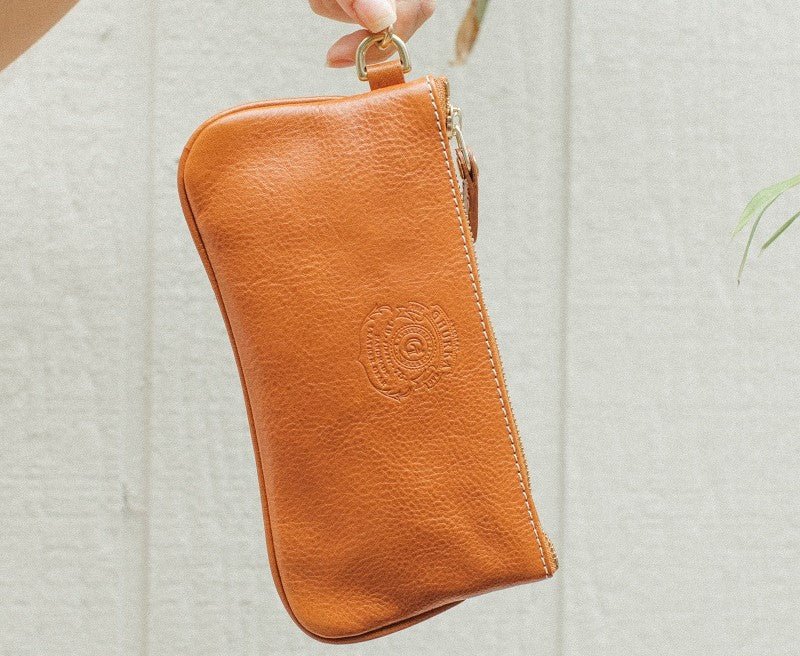 Pouch I No. 63 | Vintage Tan Leather - Ghurka