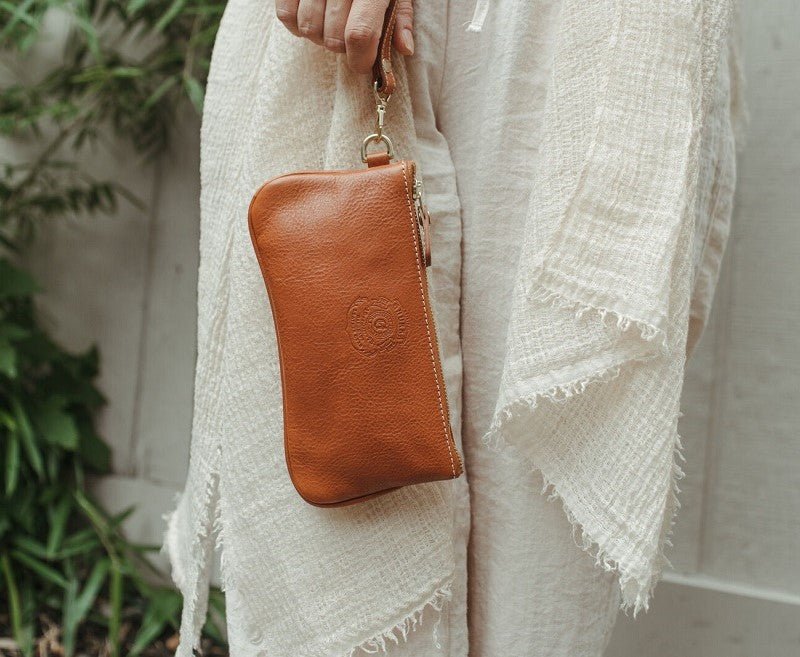 Pouch I No. 63 | Vintage Tan Leather - Ghurka