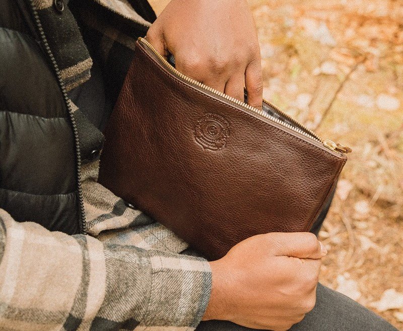 Pouch II No. 64 | Vintage Black Leather