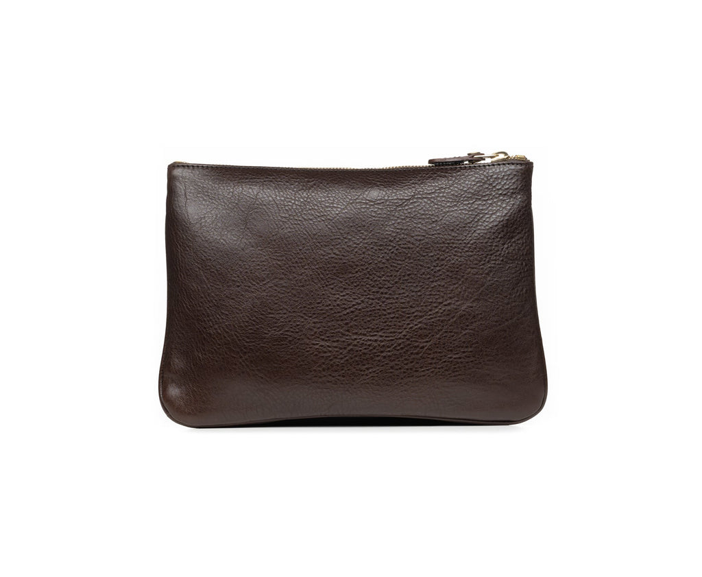 Pouch II No. 64 | Vintage Walnut Leather