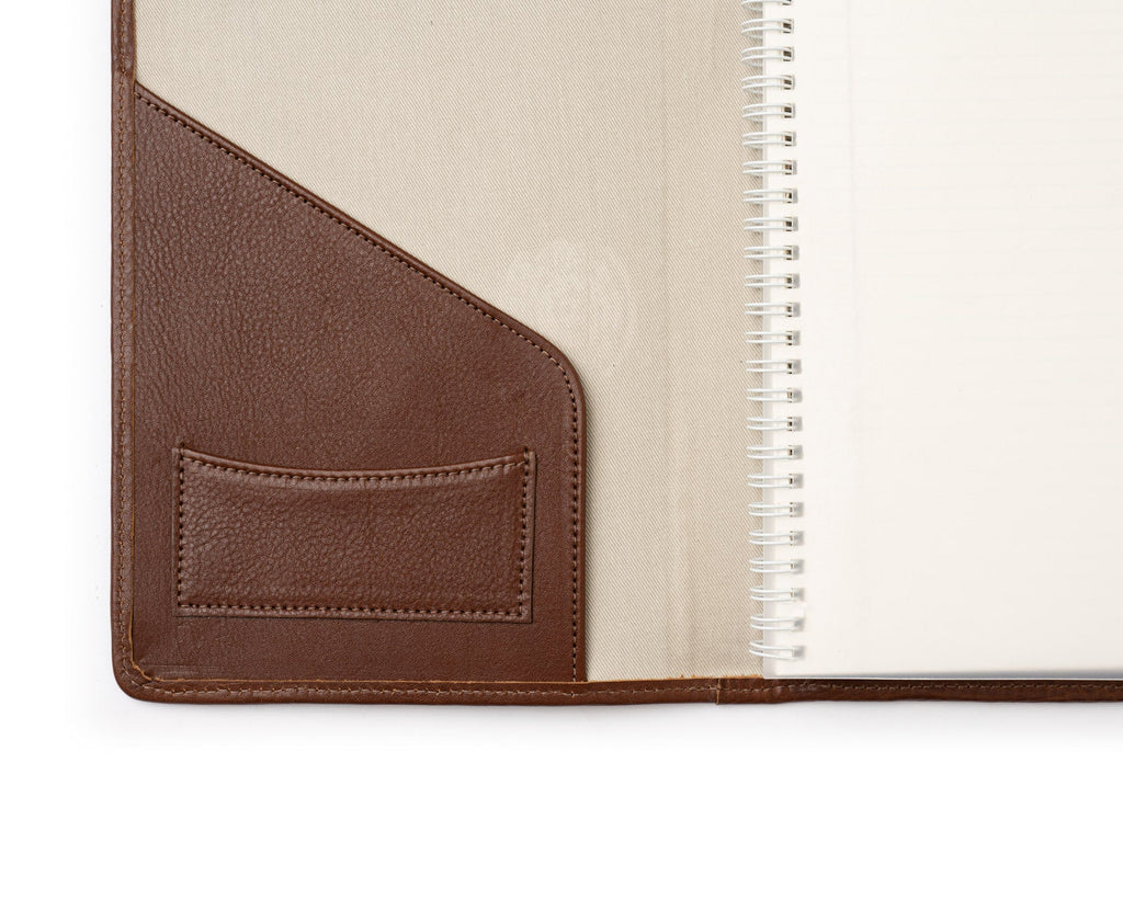 Refillable Journal | Vintage Chestnut Leather