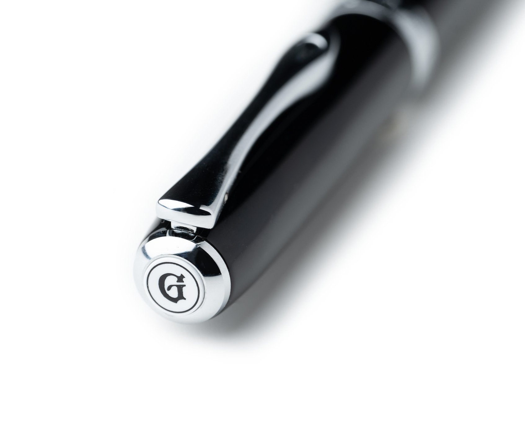 Scribe Pen | Black Lacquer - Chrome – Ghurka