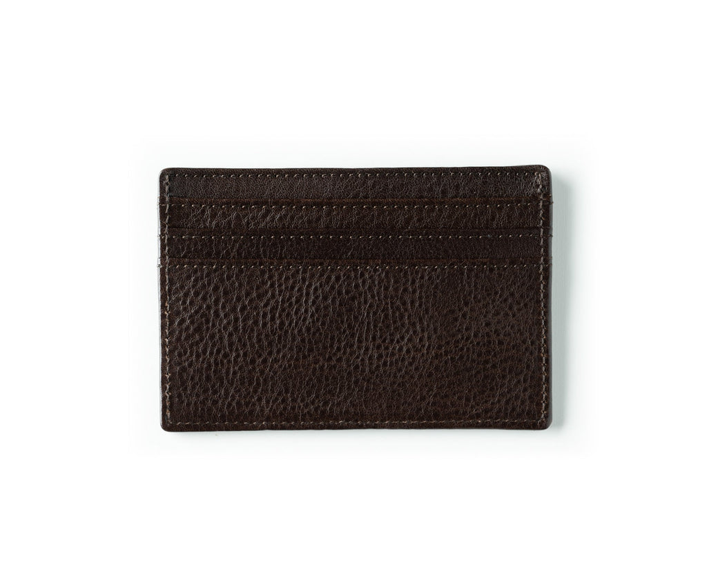 Slim Credit Card Case No. 204 | Vintage Walnut Leather