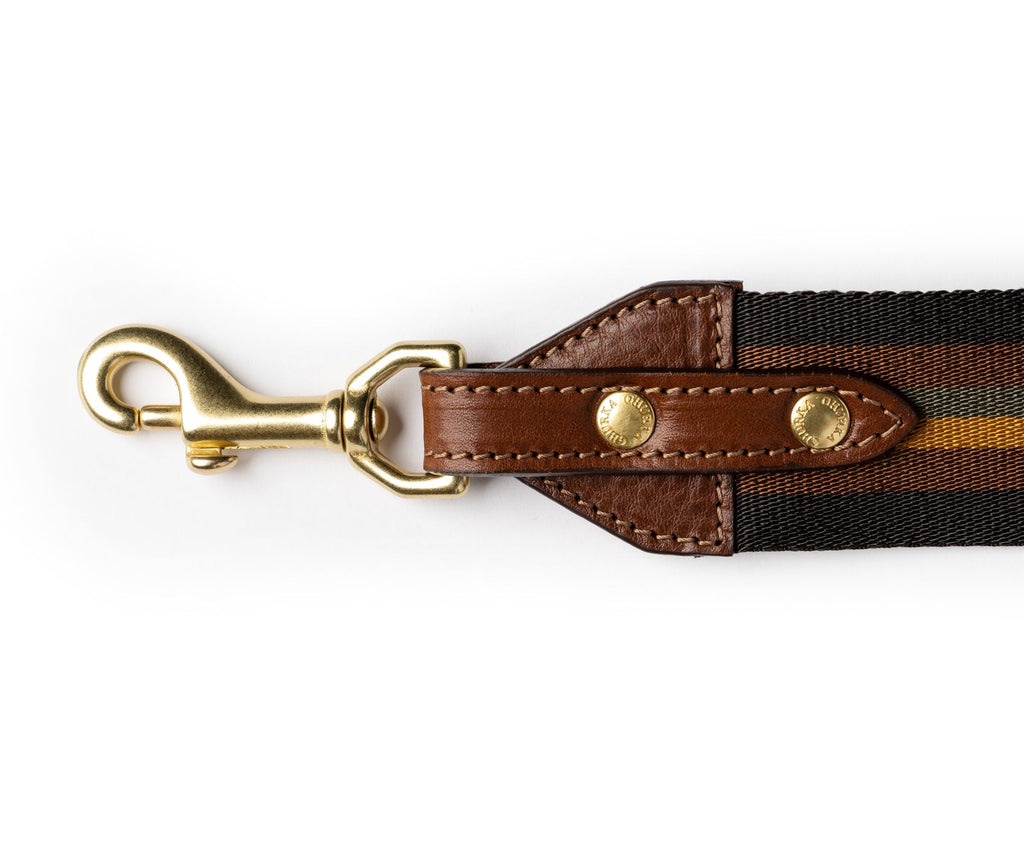 Cavalier I No. 96, Vintage Chestnut Leather Duffle Bag