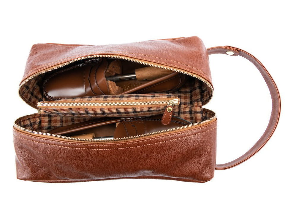 Travel Shoe Kit | Vintage Chestnut Leather